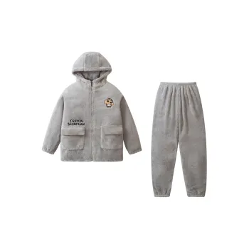 QINZUIMAO Pajama Set Women's Sea Swallow Gray