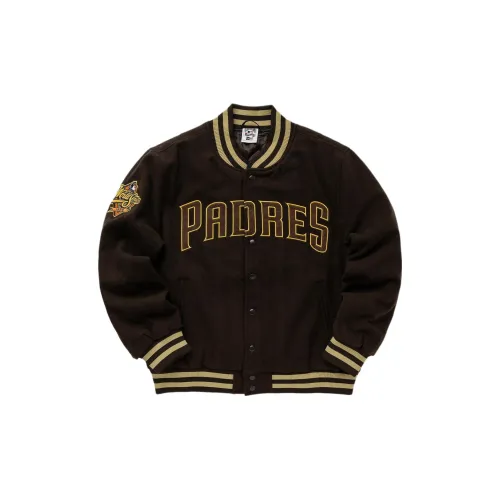 New Era Baseball Jacket Men's Brown