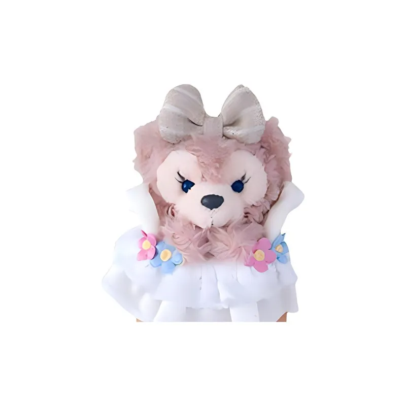 Disney Snow LinaMay Pink White Dolls Plush Doll 10.5cm Height Tokyo Disney-1