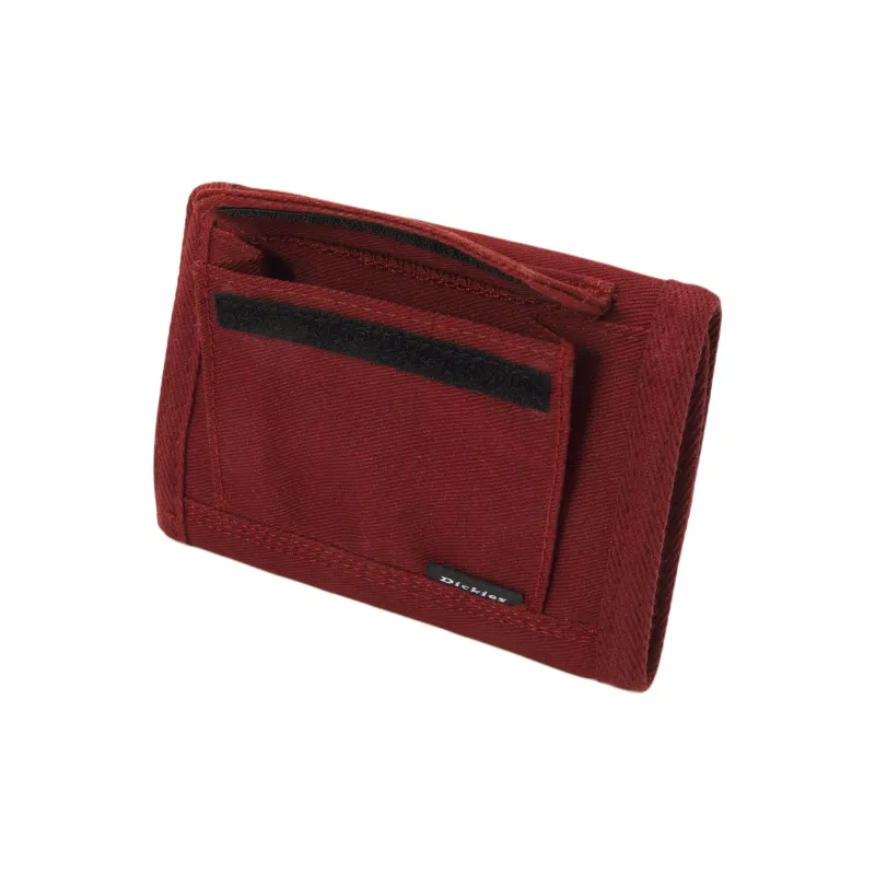 Dickies Cotton Wallet Unisex Burnt Brick Red-2