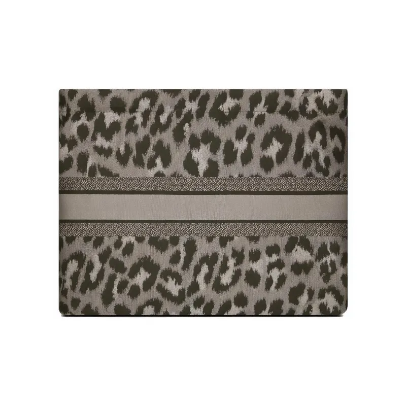 DIOR DiorTravel Technical Fabric Clutch Coin Purse Shoulder Bag Women's Gray-1