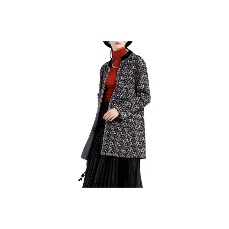 BESIONIA FW22 Coats Women's Gray-3