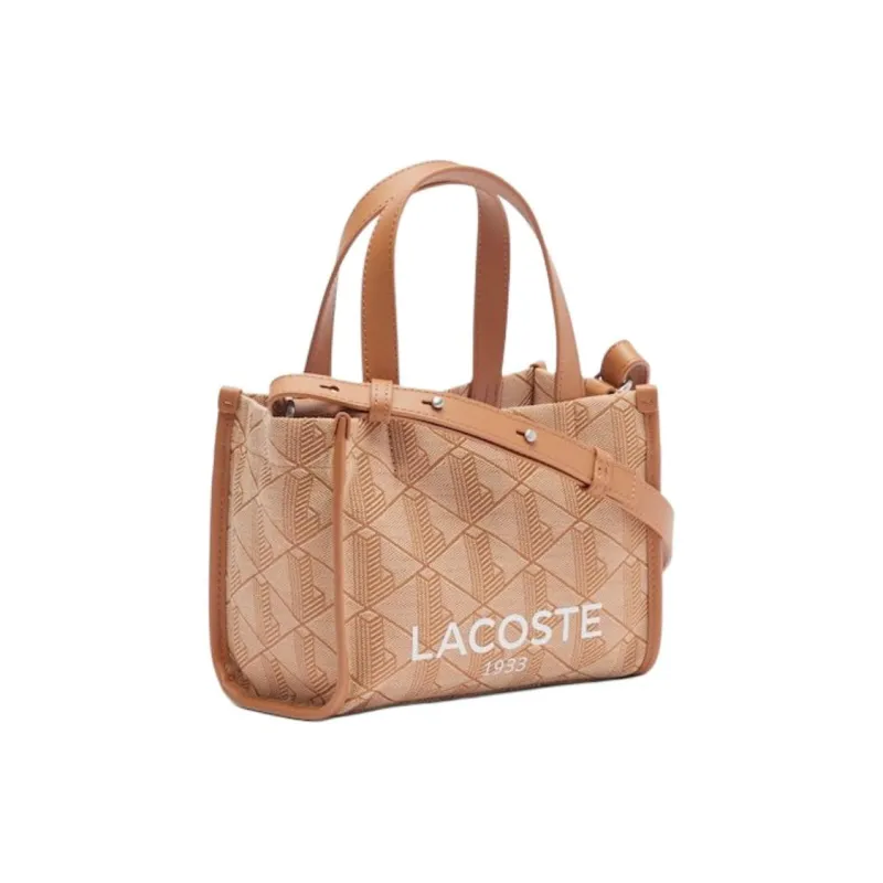 LACOSTE Polyester Tote Bag Shopping Bag Shoulder Bag Crossbody Bag Handbag Mini Women's Orange-1
