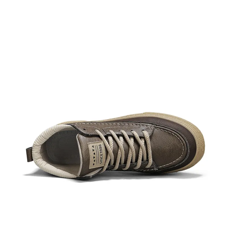 M.M Party Anti Slip And Wear Resistant Balance Mid Top Skateboard Shoes Men's-11
