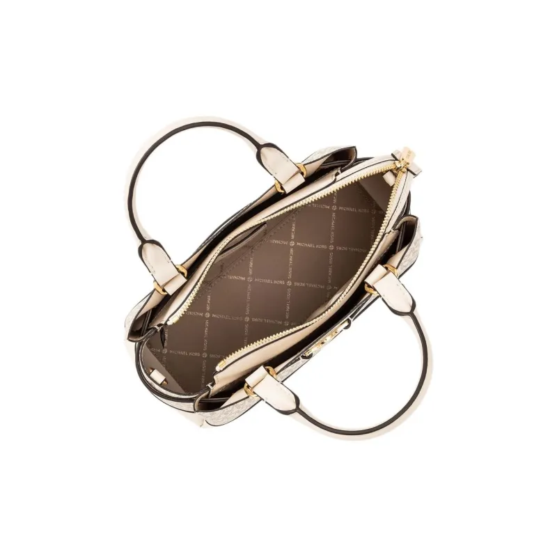 MICHAEL KORS Coated Canvas Shoulder Bag Crossbody Bag Handbag Small Size Women's Ivory-4