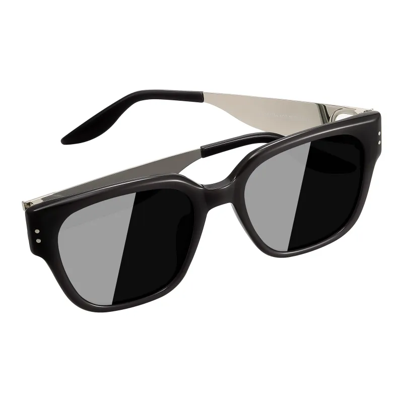 SUYAN Plate Frame Square Sunglasses Unisex-3