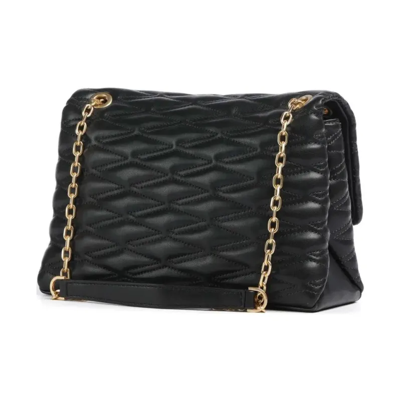 DKNY Fine Grain Cow Leather Portable Crossbody Bag, Shoulder Bag Women's Black-1