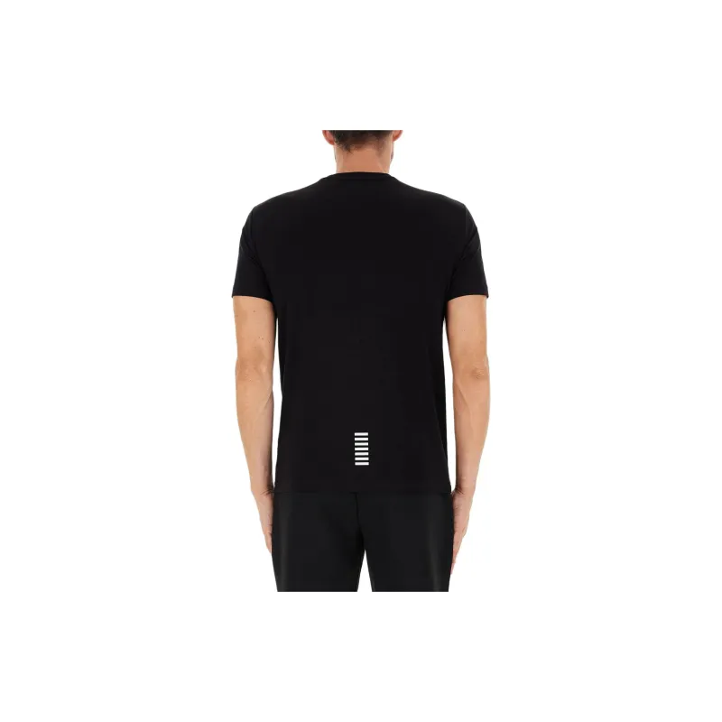 EMPORIO ARMANI Logo Printed V Neck T Shirt-1
