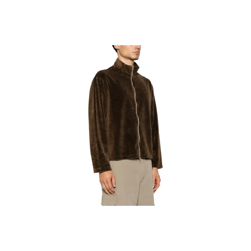 OUR LEGACY Striped Zip up Sweatshirt-2