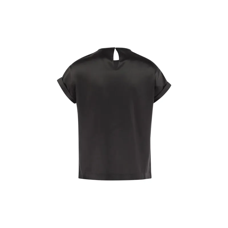 Brunello Cucinelli Monil Chain Satin T Shirt-1