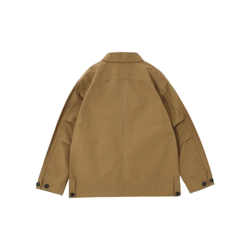 KORAKUBLUE Jackets Coats Unisex British Khaki-1