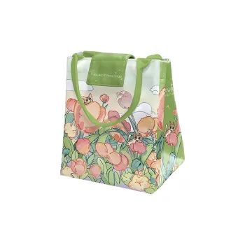 AOSONG Suede Tech Fabric Handbag Regular Women's Floral Forest Collection