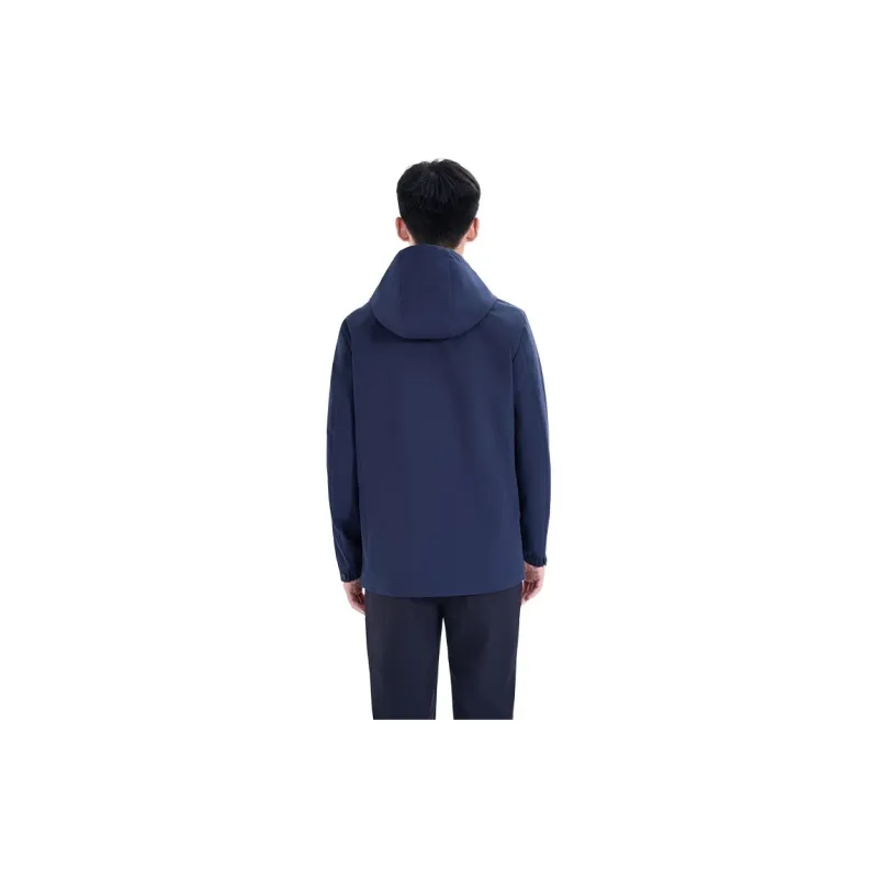 Shu Family Trench Coat Unisex Navy Blue-2