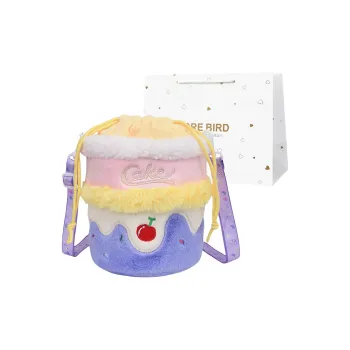 CORE BIRD Fuzzy Fabric Shoulder Bag Crossbody Bag Regular Kids' Multicolor