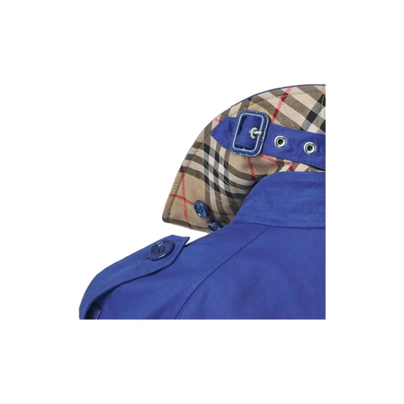 Burberry Trench Coat Women's Blue-5