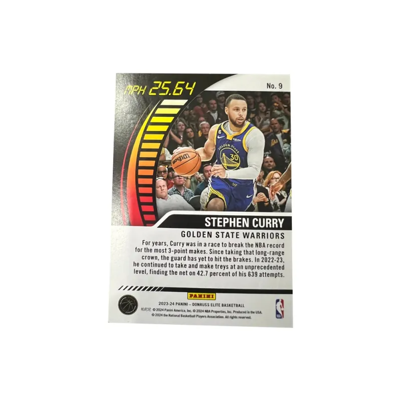PANINI Stephen Curry Warriors Moe God All Out Sprint Teka 25.64 Points Star Card Rare Sports Cards 1 Pc-1