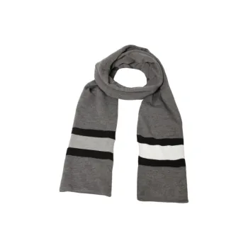 Tommy Hilfiger Acrylic Knit Scarves Men's Gray