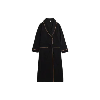 DanceBees Pajama Robe Women's Black