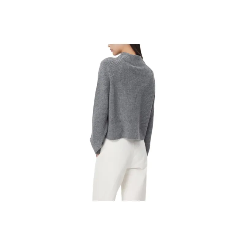 CLUB MONACO Cashmere Sweater Women's Medium Gray-2