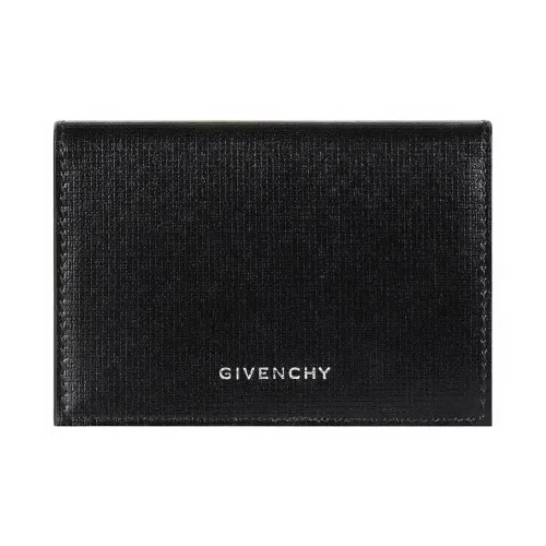 Givenchy 4G Calfskin Card Holder Men's Black