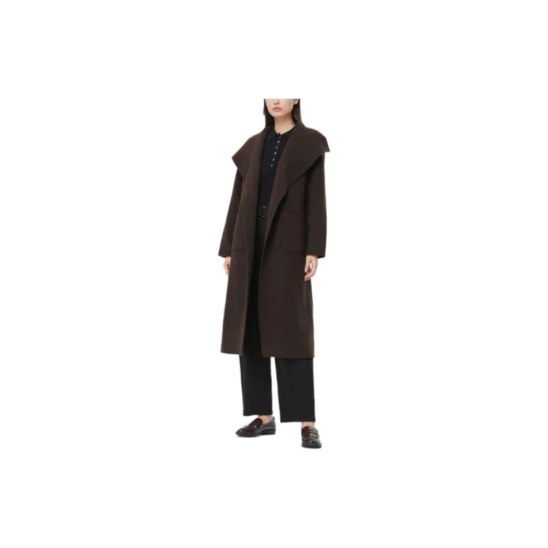 CLUB MONACO Coats Women's Chocolate Brown-2