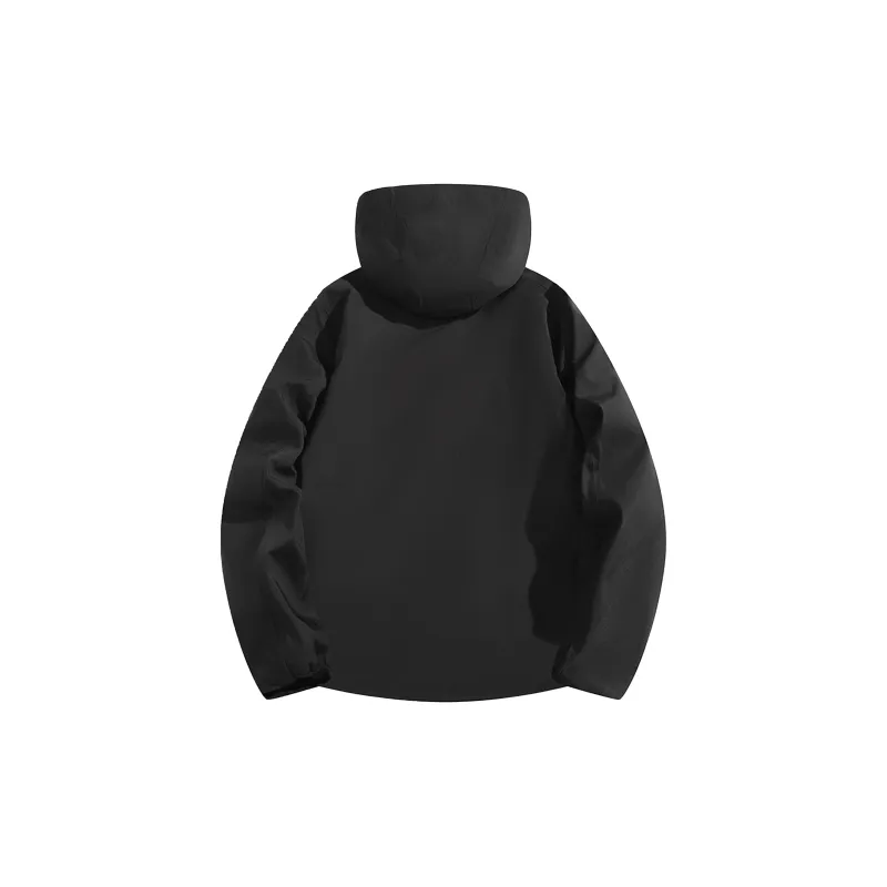 ROBINHOOD Waterproof And Windproof Windbreaker Jacket Unisex Black-1