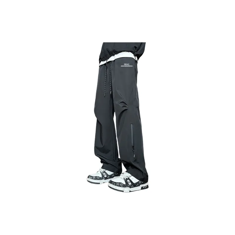 RED DRAGONFLY Casual Pants Unisex Black-2