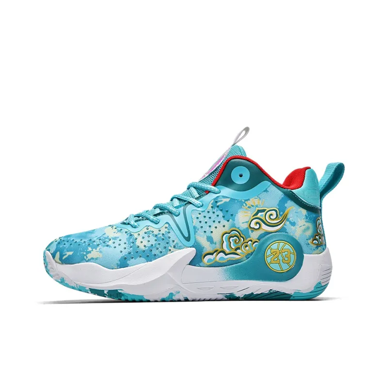 Wooden Rabbit Anti Slip Wear Resistant Mid Top Basketball Shoes Unisex-10