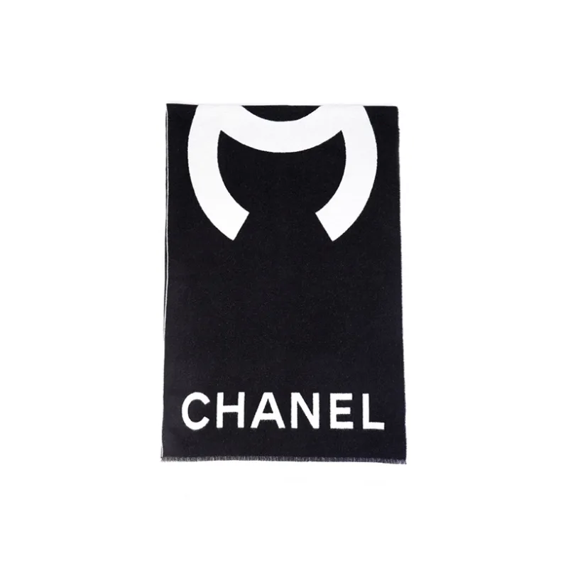 CHANEL Knit Scarves Women's-1