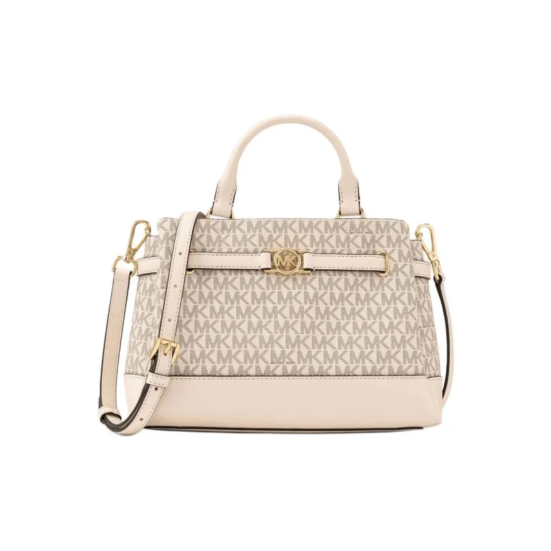 MICHAEL KORS Coated Canvas Shoulder Bag Crossbody Bag Handbag Small Size Women's Ivory-0