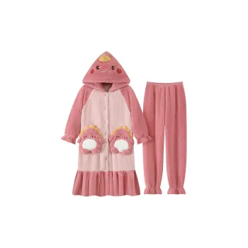 Maultiay Pajama Set Women's Shrimp Red