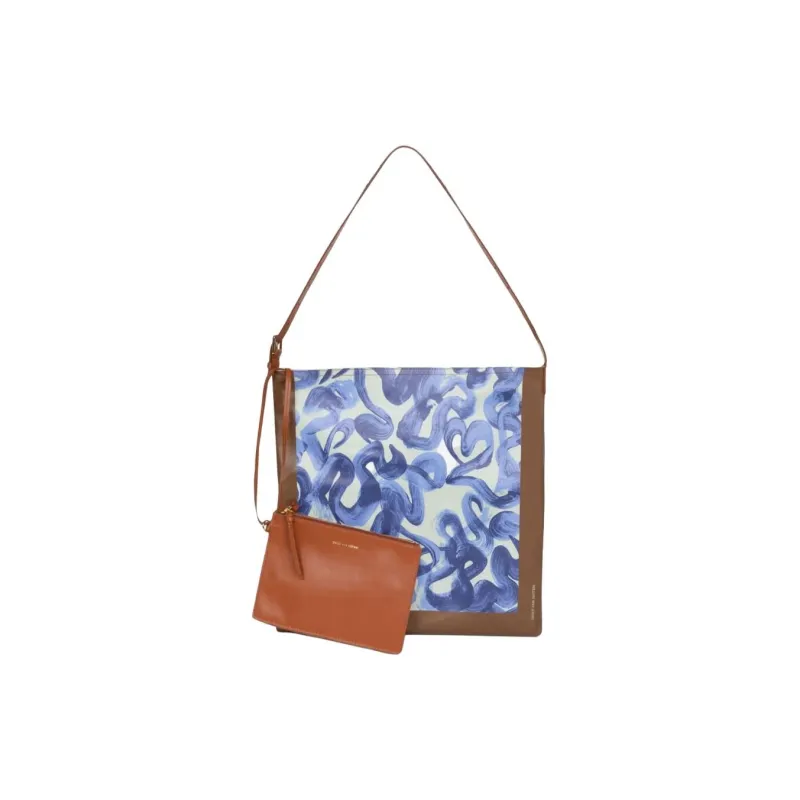 DRIES VAN NOTEN Printed Scarf Bag-1