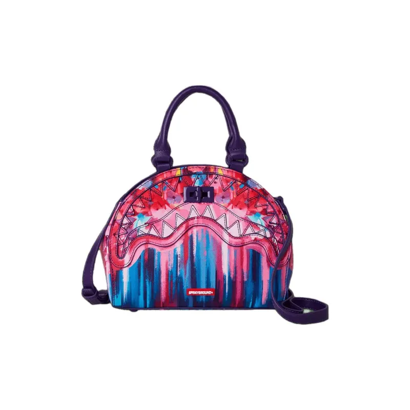 SPRAYGROUND PVC Shoulder Bag Crossbody Bag Handbag Women's Red Purple-0