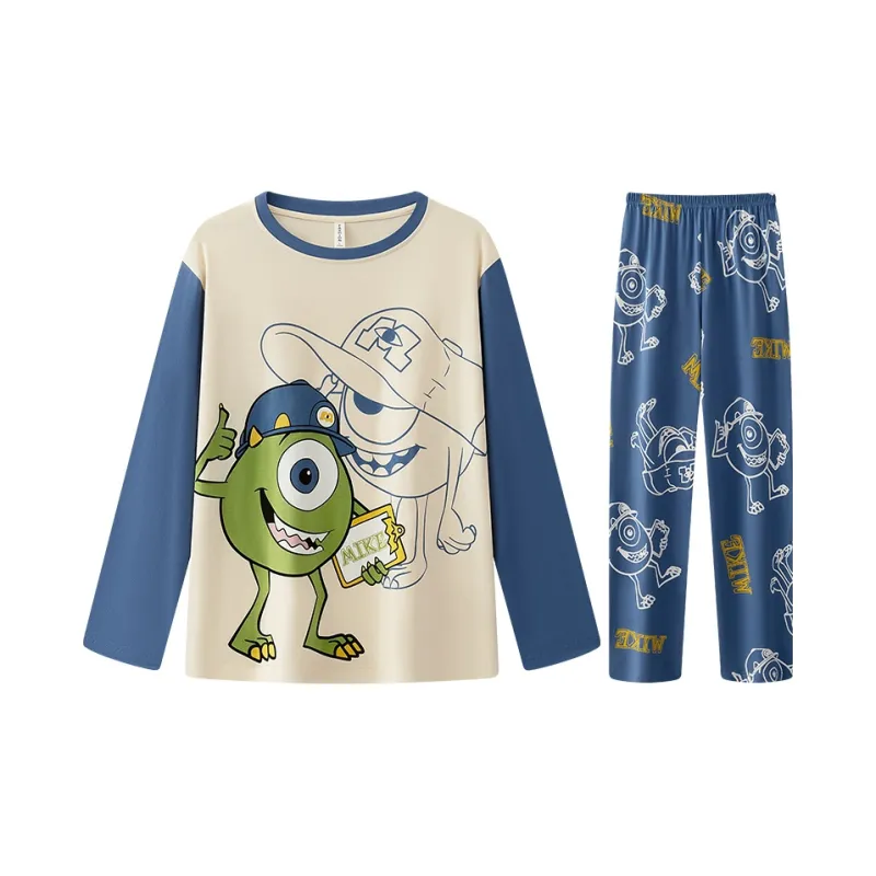 Lan Miao Pajama Set Men's Green-4