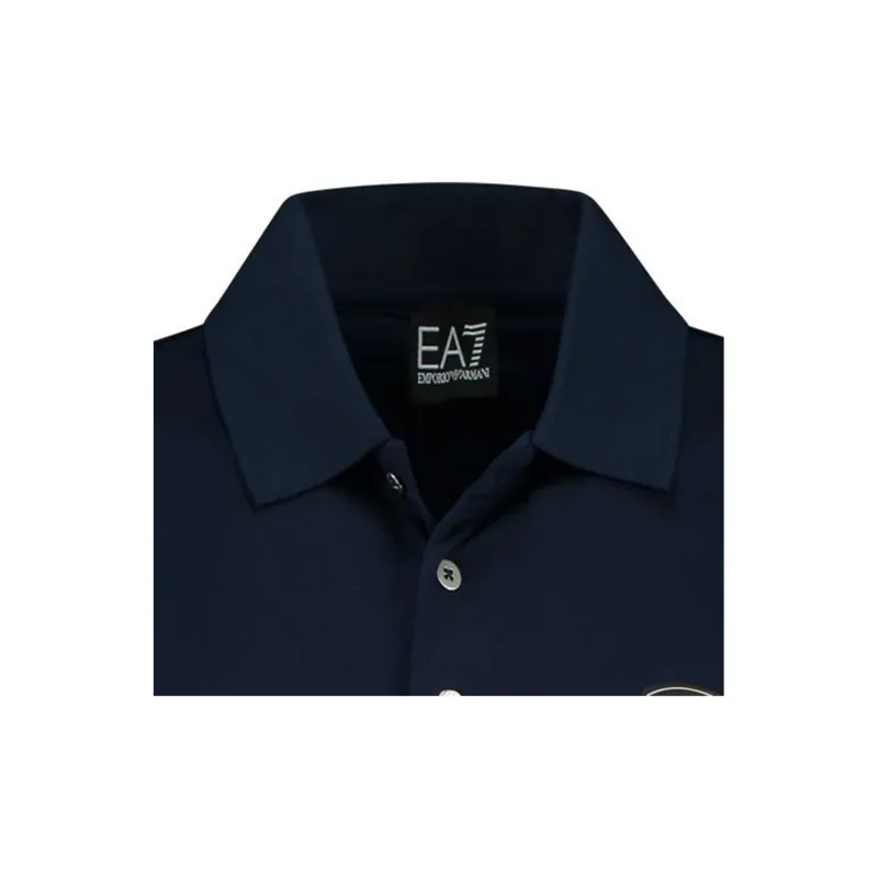 EMPORIO ARMANI EA7 SS22 Polo Shirt Men's Navy Blue-7