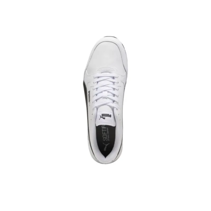 PUMA St Runner Slip Resistant Low Top Casual Shoes Unisex White Black-2