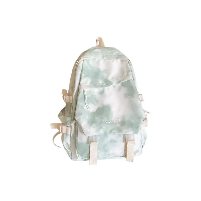 Tonlion Nylon Fabric Backpack Regular Women's Tie Dye Blue/Tie Dye Green-4
