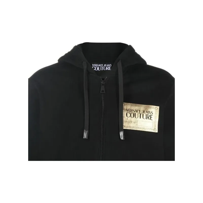 VERSACE JEANS COUTURE Logo print Zipped Hoodie-6