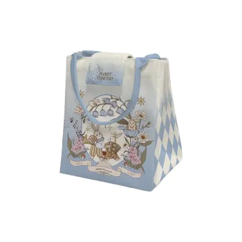 AOSONG Suede Tech Fabric Handbag Large Size Women's Bunny Concert