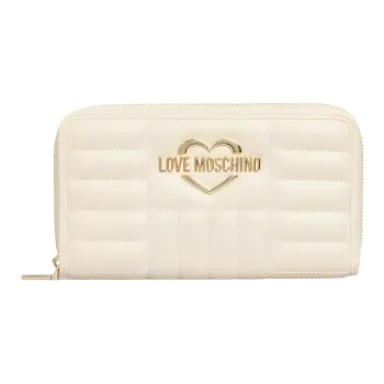 LOVE MOSCHINO Eco Leather Wallet Women's White