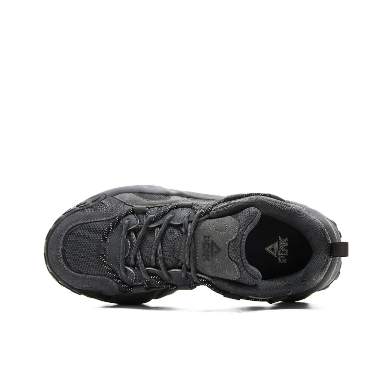 PEAK Casual Shoes Women's Low Top Gothic Gray Black-3