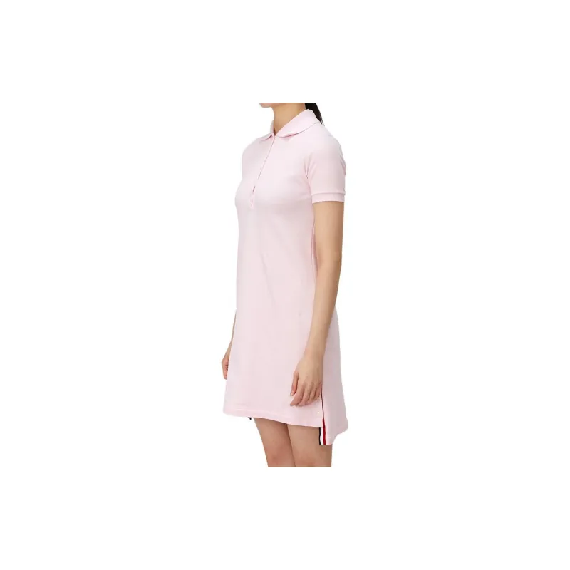 THOM BROWNE· Short Sleeved Dress Women's Pink-3