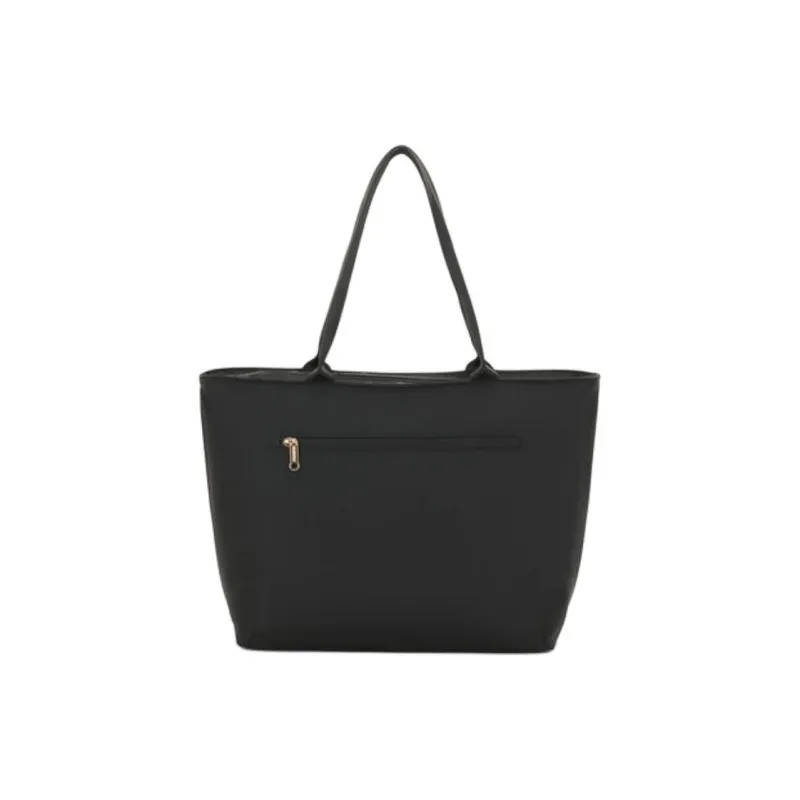 AMERICAN TOURISTER Polyester Tote Bag, Shopping Bag, Handbag, Shoulder Bag Large Size Women's Black-4