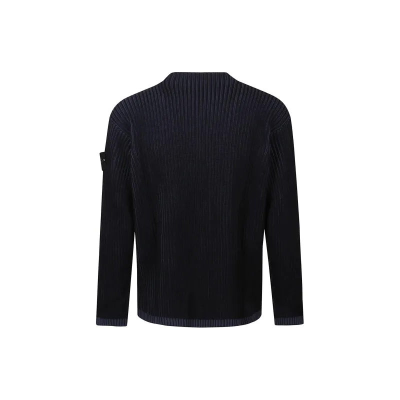 STONE ISLAND Logo Patch Crewneck Jumper-1