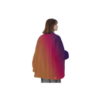 JCUI Denim Jacket Unisex Yellow Orange