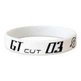GT CUT3 Black White Wristband