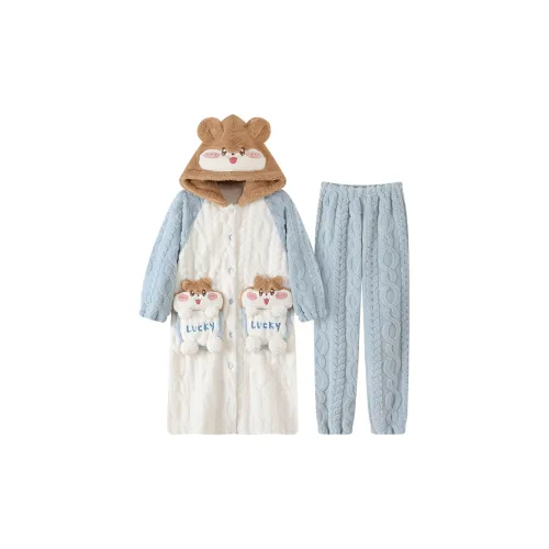 Maultiay Pajama Set Women's Blue