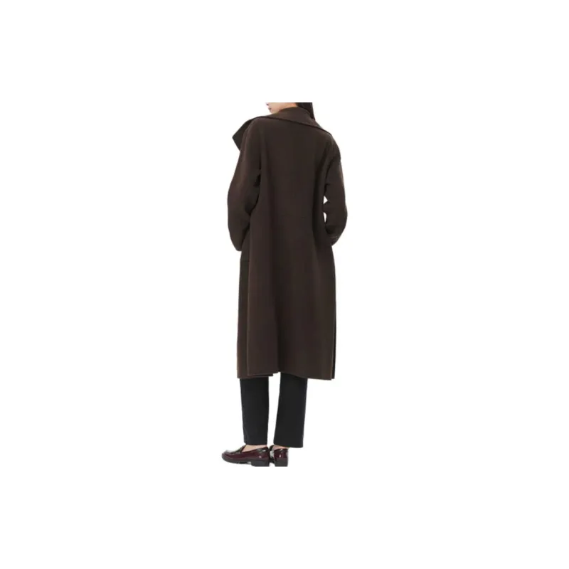 CLUB MONACO Coats Women's Chocolate Brown-3