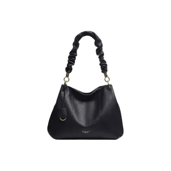 RADLEY Cow Leather Shoulder Bag Crossbody Handbag Shoulder Bag Large Size Women's Black