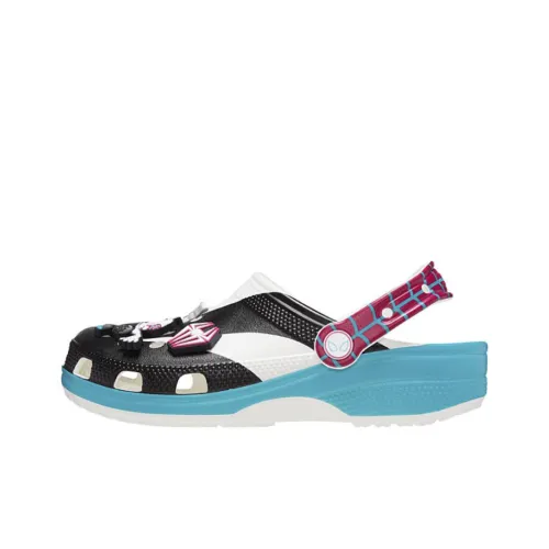 MARVEL x Crocs Clogs Unisex Black White